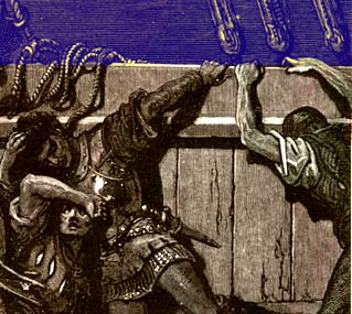 Men Suffering on a Ship